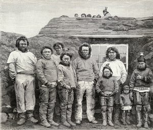 An Eskimo Family, from 